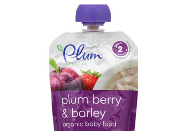 Plum Organics Plum Berry & Barley, Yum 2, 6 Months & Up (6X3.5 OZ)